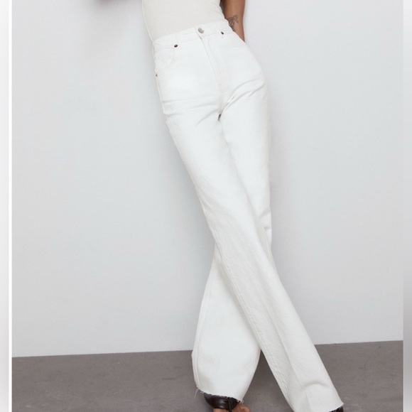 Zara Denim - Zara White Women's Jeans NWTS
